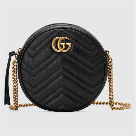 Gucci Mini borsa a spalla GG Marmont in pelle 